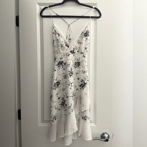 4SI3NNA White Floral Slip Dress (M)